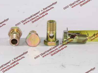 Болт пустотелый М14х1,5 (штуцер топливный) H HOWO (ХОВО) 90003962612 фото 1 Курск