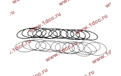 Кольцо уплотнительное гильзы цилиндра (комплект 12 тонких и 12 толстых) двигатель TD226B6G фото Курск